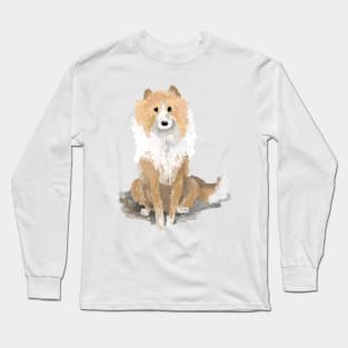 Sable Rough Collie Dog Long Sleeve T-Shirt